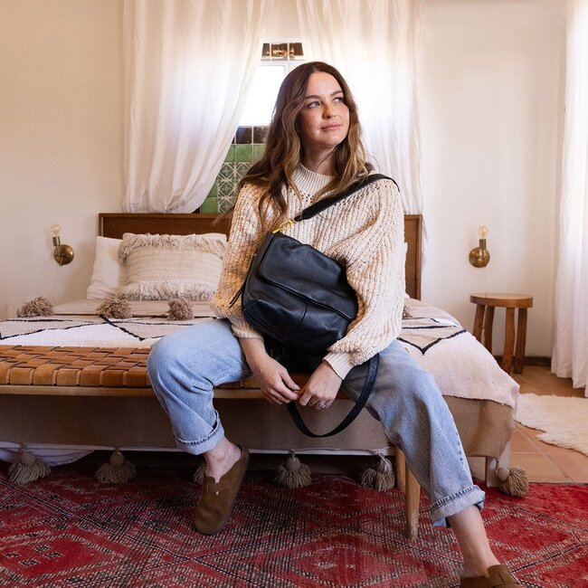 Hobo Harley Convertible Shoulder Bag- Black