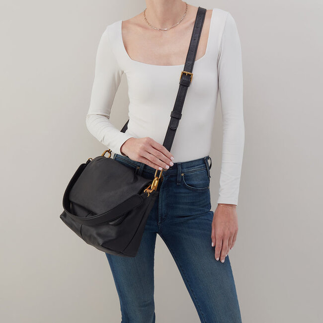 Hobo Harley Convertible Shoulder Bag- Black
