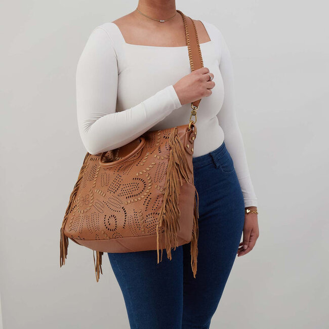 Hobo Sheila Large Satchell- Warm Honey