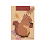 Girl of All Work Die Cut Sticky Notes- Squirrel