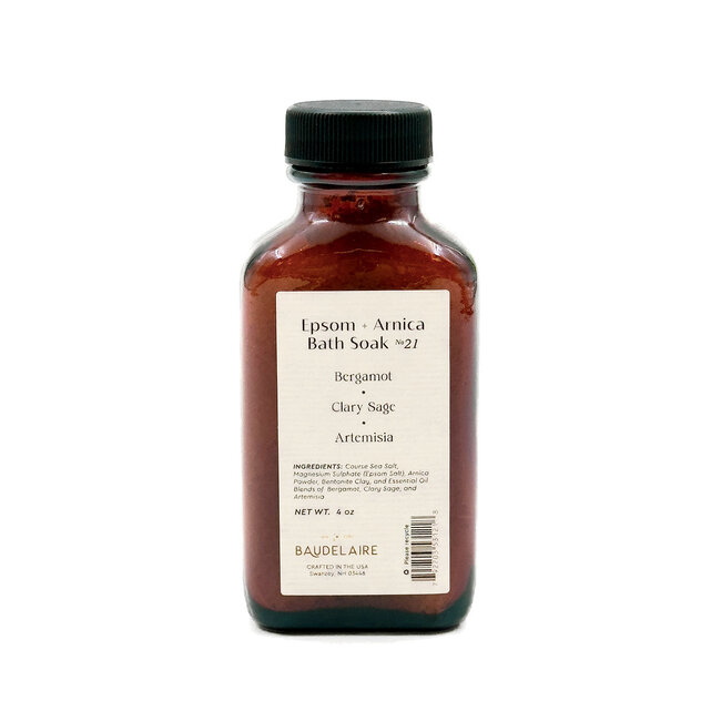 Baudelaire Purifying- Epsom + Arnica Soak 4oz