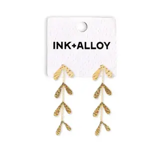 Ink&Alloy Autumn Falling Leaves Earrings