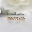 La Kaiser FINE 14k Gold Diamond Heart Mama Ring sz 7