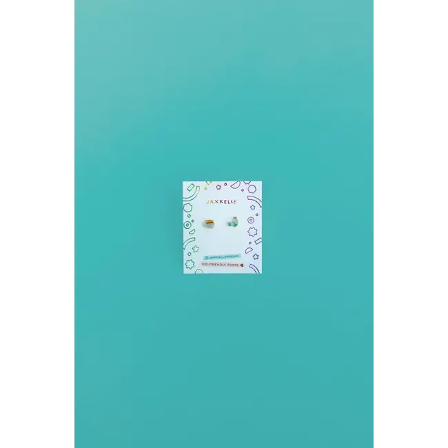 JaxKelly Kids Earrings: Bookworm