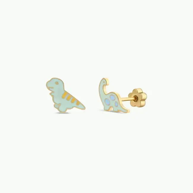 JaxKelly Kids Earrings: Dinosaur