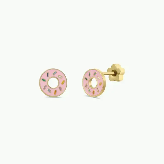 JaxKelly Kids Earrings: Donut