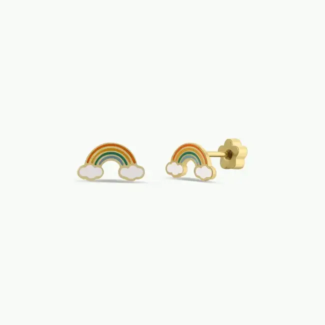 JaxKelly Kids Earrings: Rainbow
