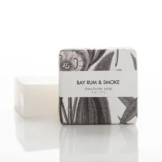 Formulary 55 Petite Shea Butter Soap: Bay Rum & Smoke