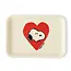 Three Potato Four Snoopy Heart Vintage Tray