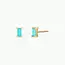 JaxKelly Earrings Baguette Turquoise