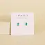 JaxKelly Earrings Baguette Turquoise