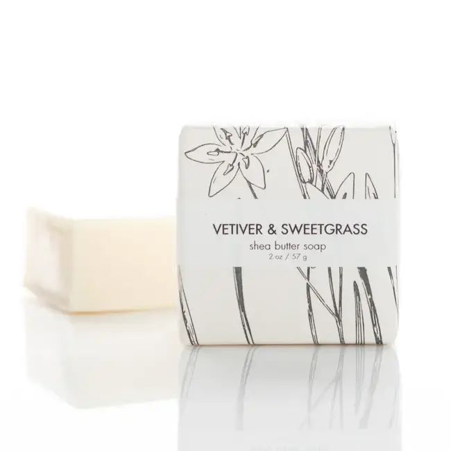Formulary 55 Petite Shea Butter Soap: Vertiver & Sweet Grass