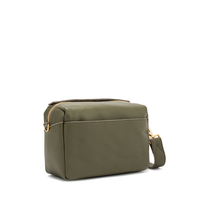 Hammitt Evan Crossbody Small Olive Brushed Gold