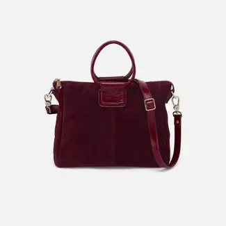 Hobo Sheila Medium Satchel- Prairie Garnet