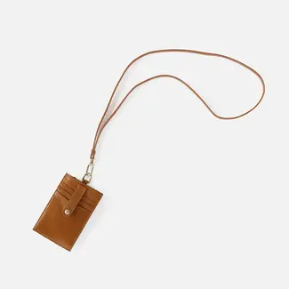 Hobo Around Town Lanyard- Truffle
