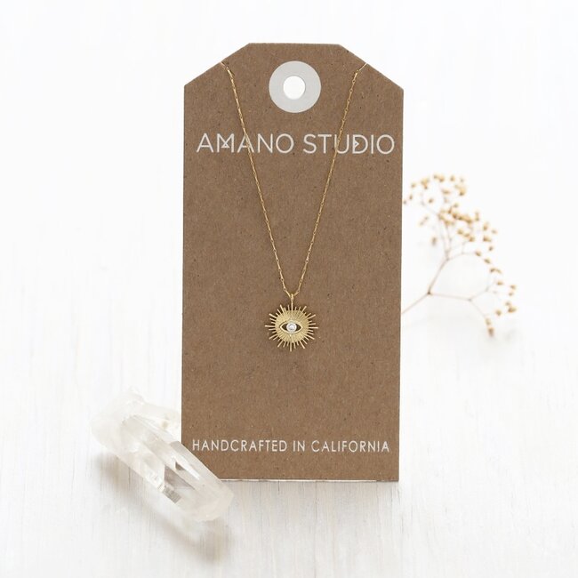 Amano Studio Crystal Mystic Eye Necklace