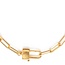Amano Studio Paperclip Chain Padlock Necklace
