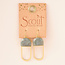 Scout Modern Stone Chandelier Earring- Gold Labradorite