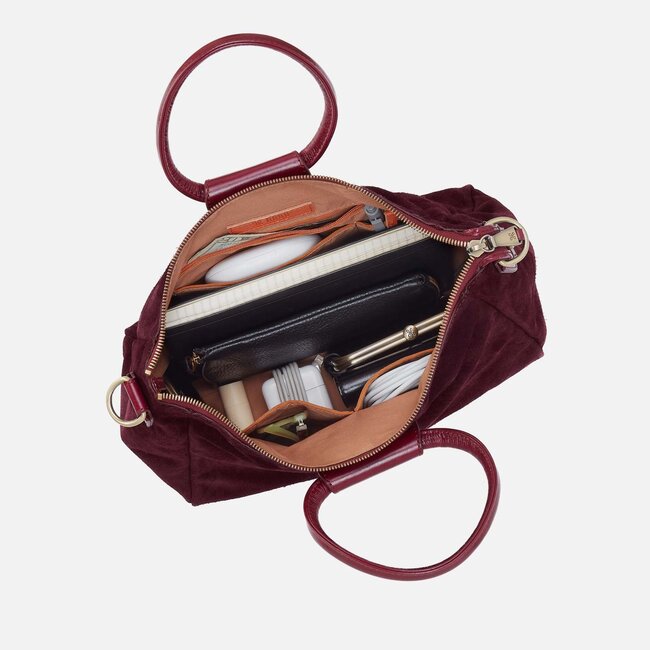 Hobo Sheila Medium Satchel- Prairie Garnet