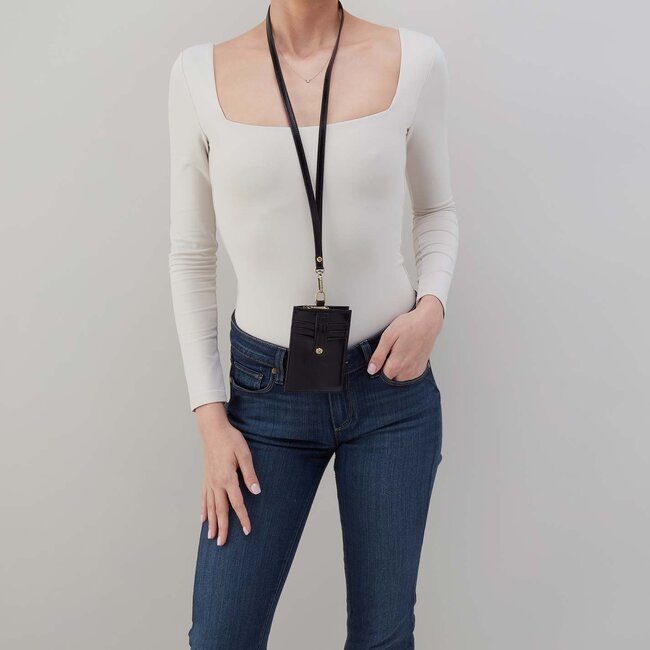 Hobo Around Town Lanyard- Black