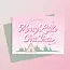 Sunshine Studios Merry Little Christmas Card- Gold Foil