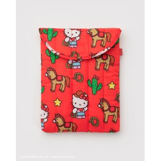 Baggu Puffy Laptop Sleeve 13"/14" - Hello Kitty Western
