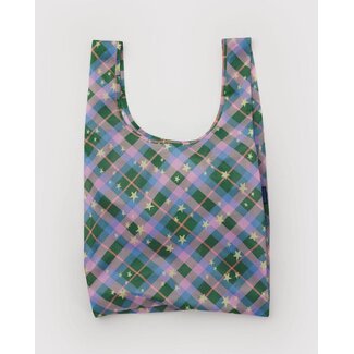 Baggu Standard Baggu - Green Star Plaid