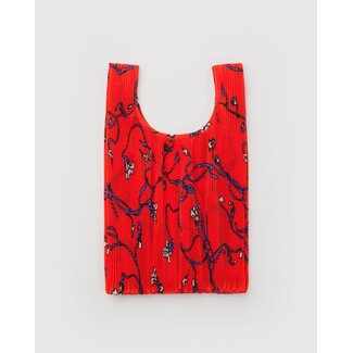 Baggu Pleated Baggu - Red Snapdragon