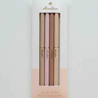 Idlewild Co. Slim Pens Set of Four- Spectrum Nude Blush
