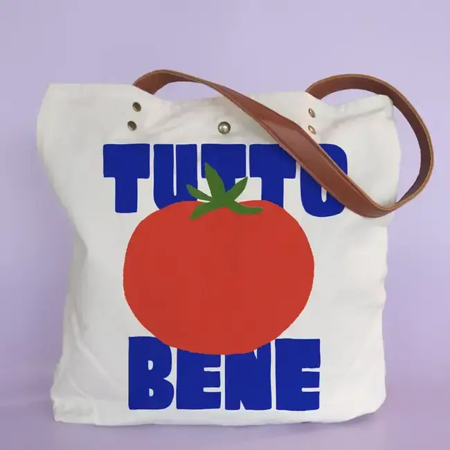 Idlewild Co. Tutto Bene Canvas Tote Bag