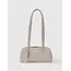 Baggu Small Recycled Leather Bowler Bag- Stone