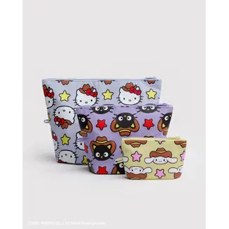 Baggu Go Pouch Set - Hello Kitty & Friends Western