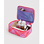 Baggu Small Cosmetic Case- Pink Star Plaid
