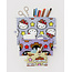 Baggu Flat Pouch Set- Hello Kitty & Friends Western