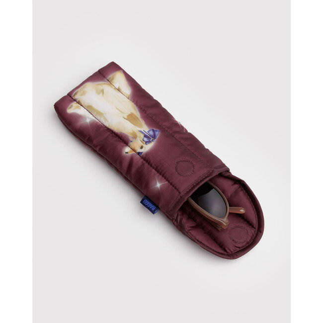 Baggu Puffy Glasses Sleeve - Fancy Dogs