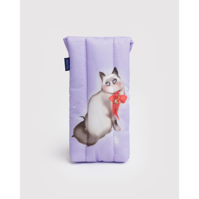 Baggu Puffy Glasses Sleeve - Fancy Cats