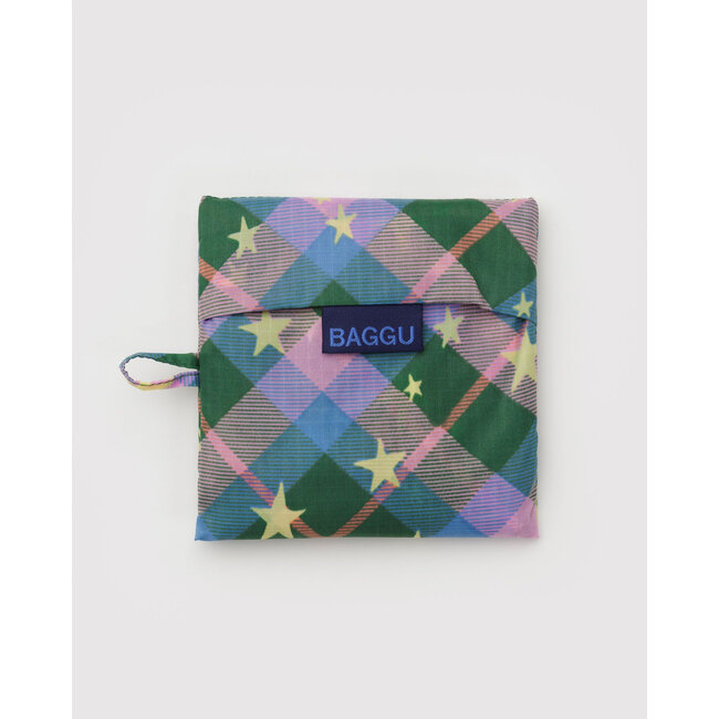 Baggu Standard Baggu - Green Star Plaid