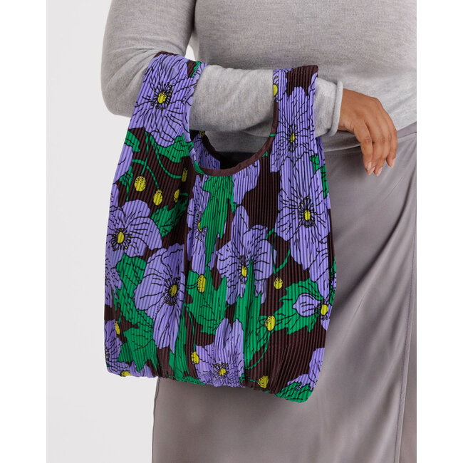 Baggu Pleated Baggu - Maroon Poppy