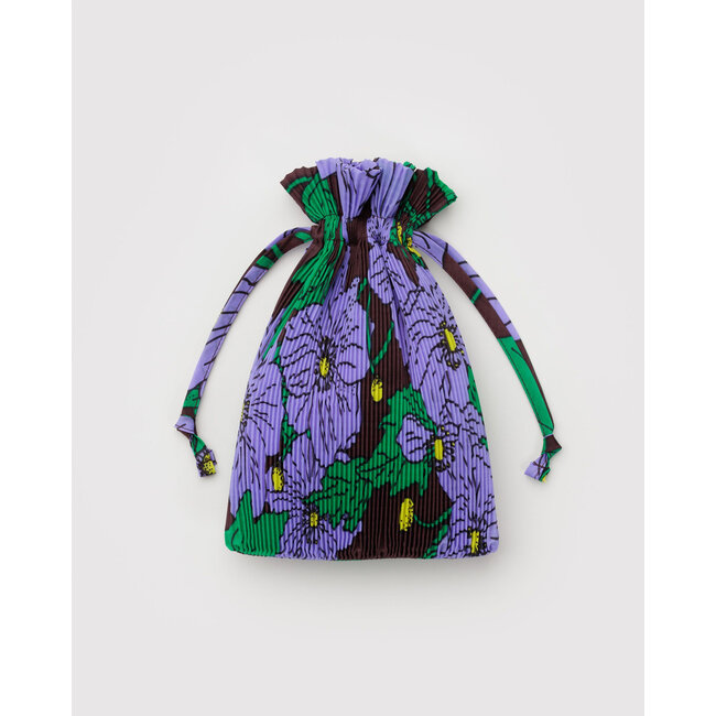 Baggu Pleated Baggu - Maroon Poppy