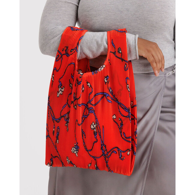 Baggu Pleated Baggu - Red Snapdragon
