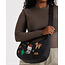Baggu Medium Nylon Crescent Bag - Embroidered Hello Kitty Western