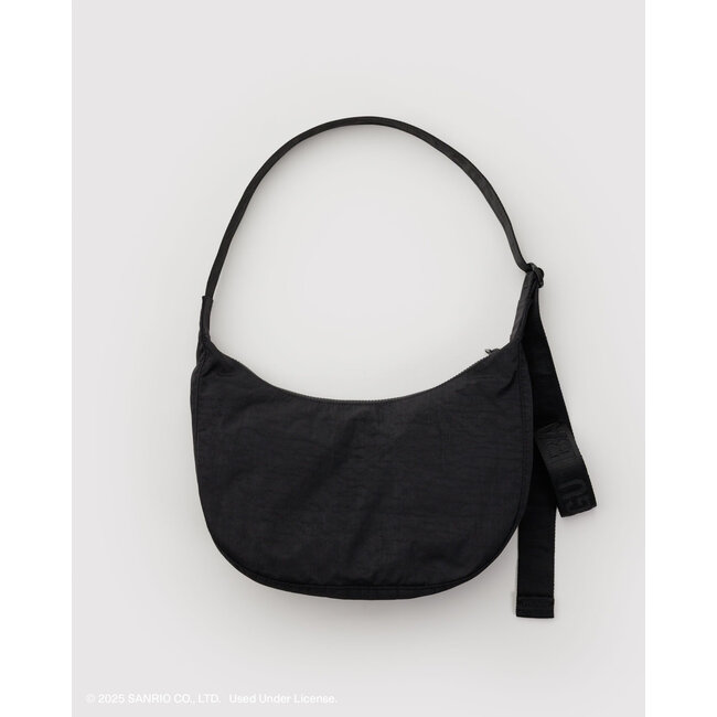 Baggu Medium Nylon Crescent Bag - Embroidered Hello Kitty Western