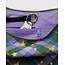 Baggu Medium Nylon Crescent Bag - Green Star Plaid