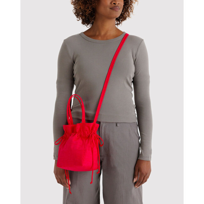 Baggu Nylon Drawstring Bag - Candy Apple