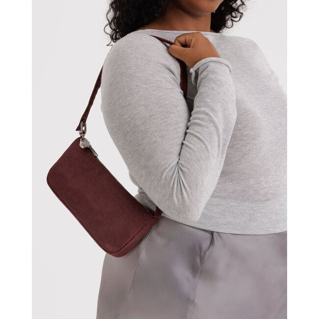 Baggu Nylon Pochette - Mahogany