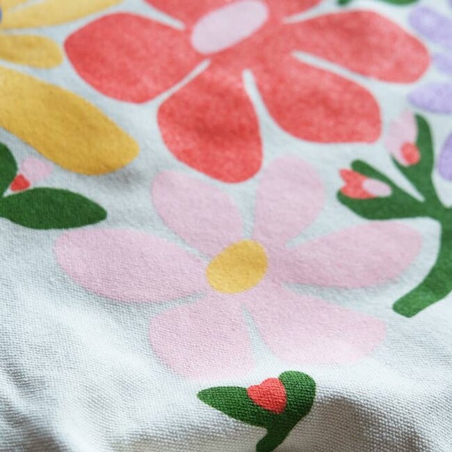 Idlewild Co. Primary Blooms Canvas Tote Bag