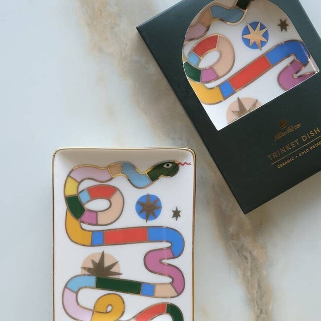 Idlewild Co. Rainbow Snake Trinket Dish