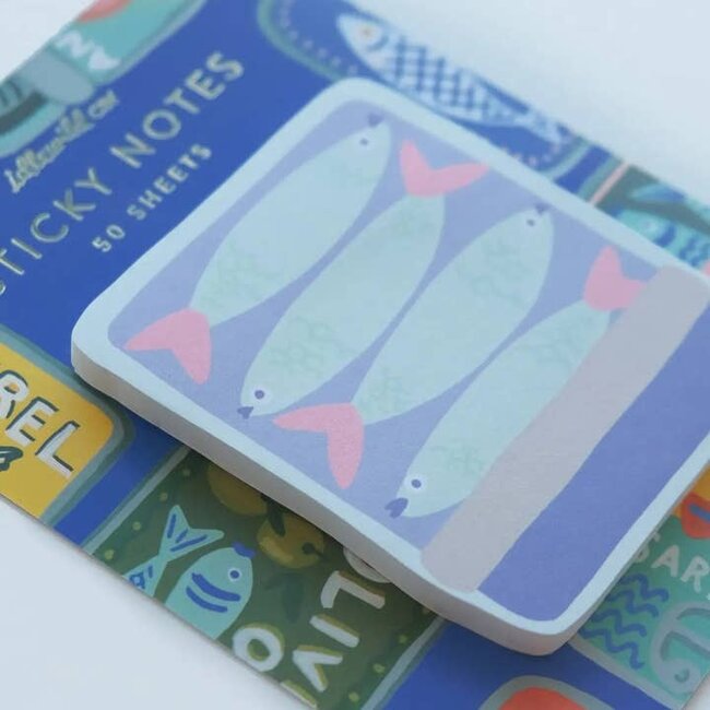 Idlewild Co. Tinned Fish Die-Cut Sticky Notepad