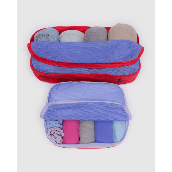 Baggu Large Packing Cube Set - Mesh Berry Mix