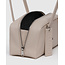 Baggu Small Recycled Leather Bowler Bag- Stone